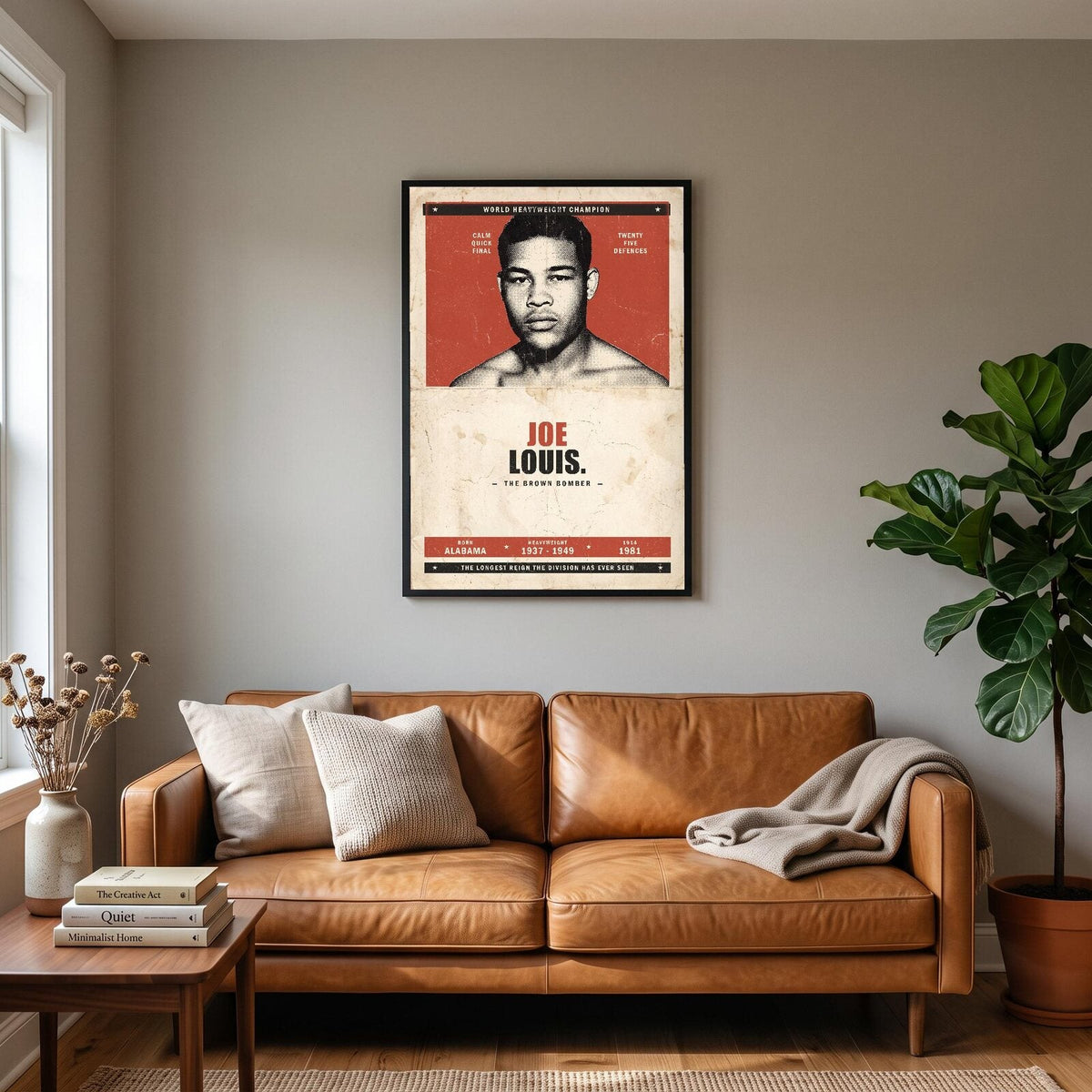 Joe Louis Boxing Art Print