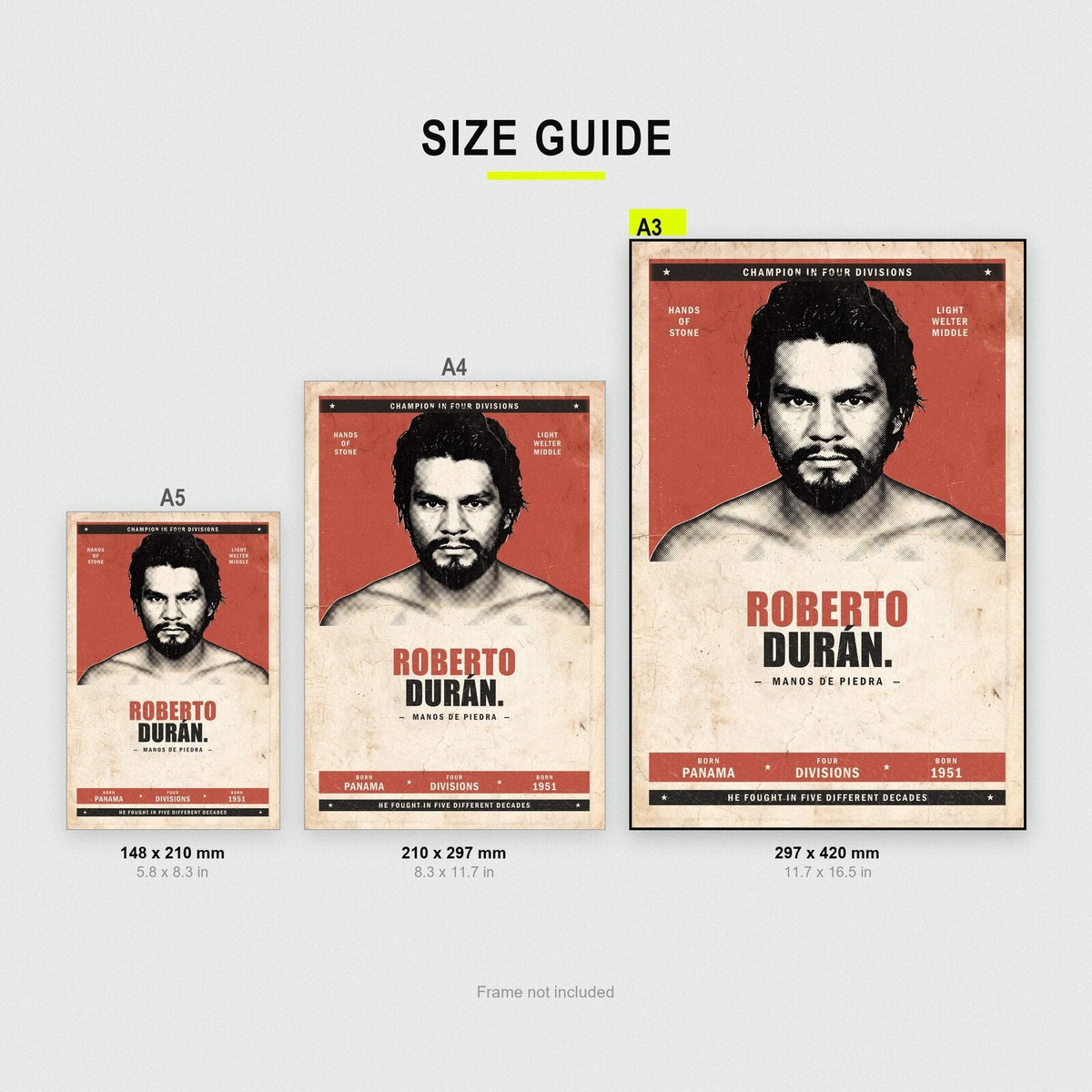 Roberto Duran Boxing Art Print