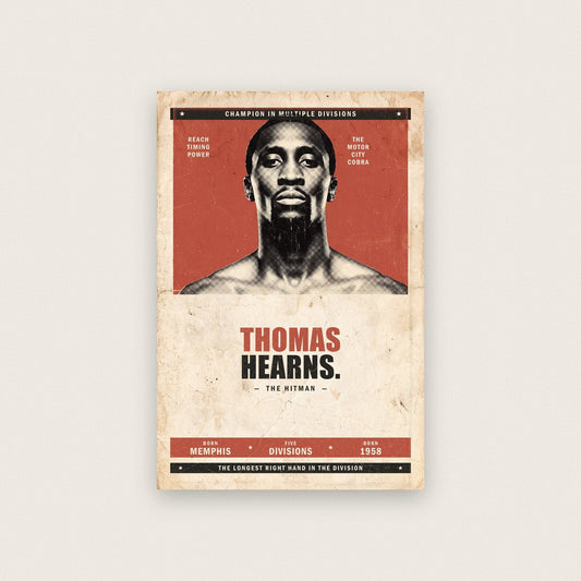 Thomas Hearns Boxing Art Print