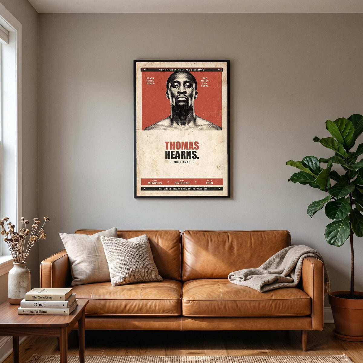 Thomas Hearns Boxing Art Print