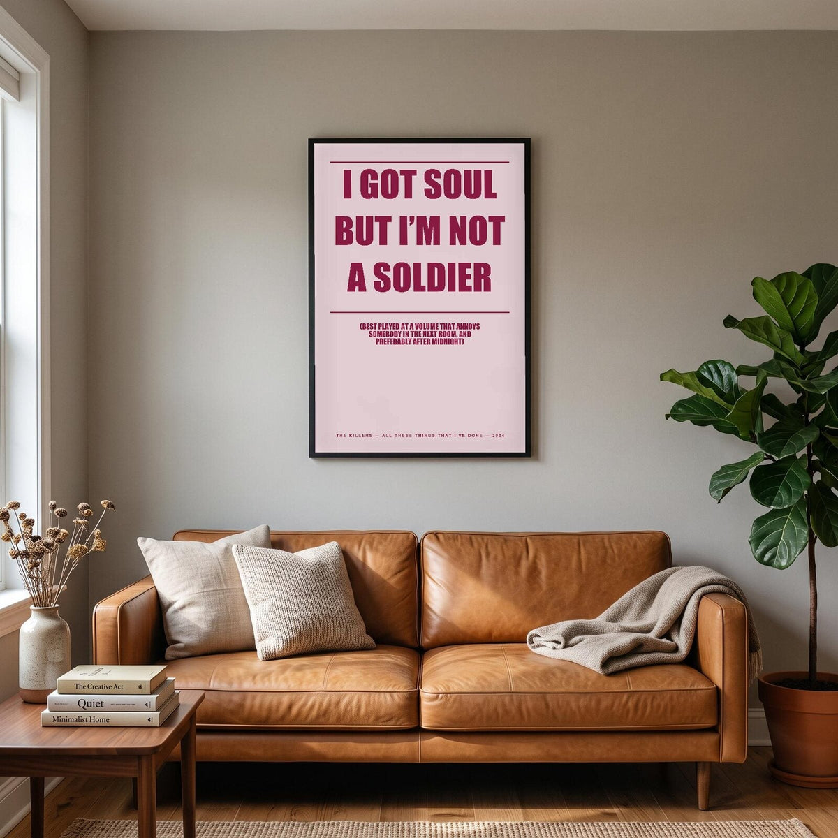 All These Things That Ive Done Lyrics Print