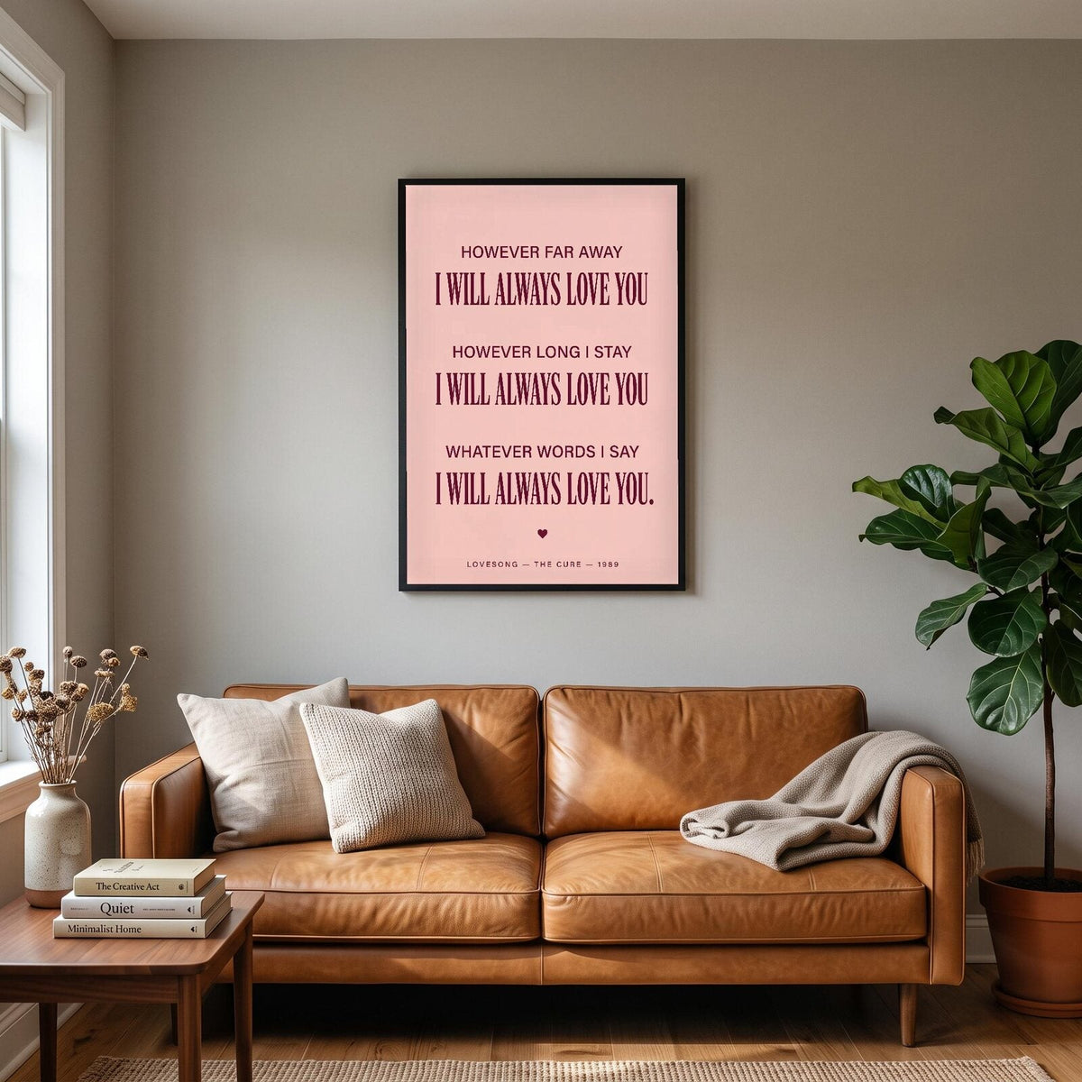 Lovesong Lyrics Print