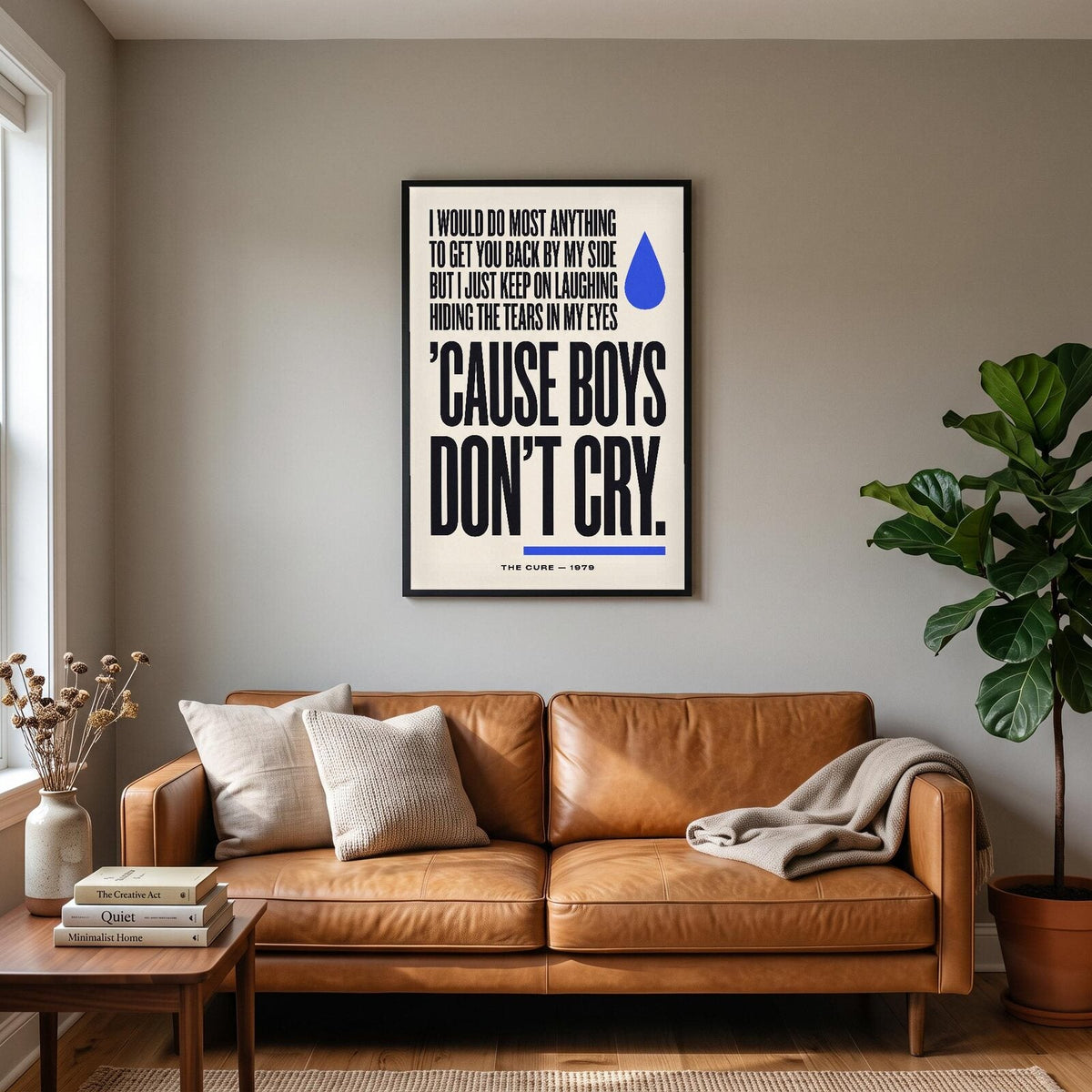 Boys Dont Cry Lyrics Print