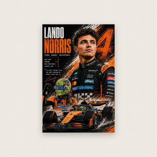 Lando Norris McLaren F1 Print