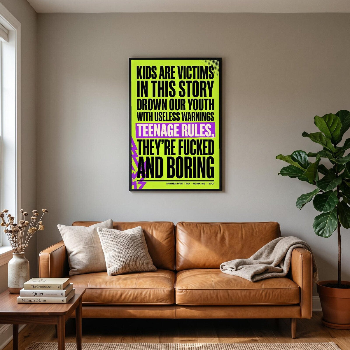 Anthem Part Two Lyrics Print