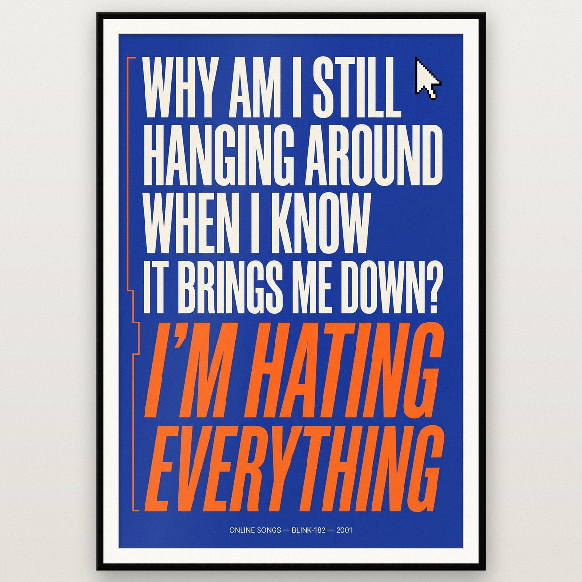 Online Songs Lyrics Print