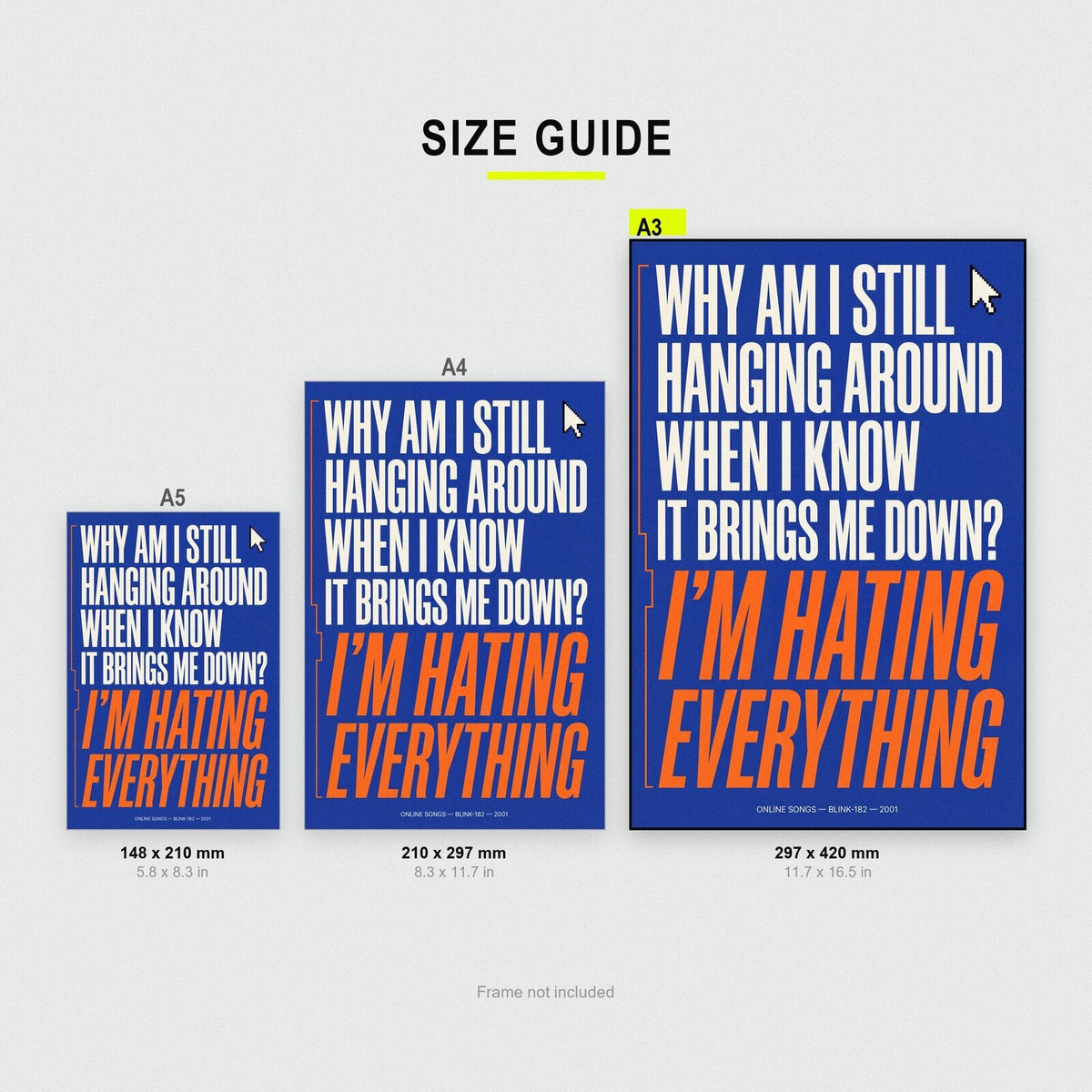 Online Songs Lyrics Print