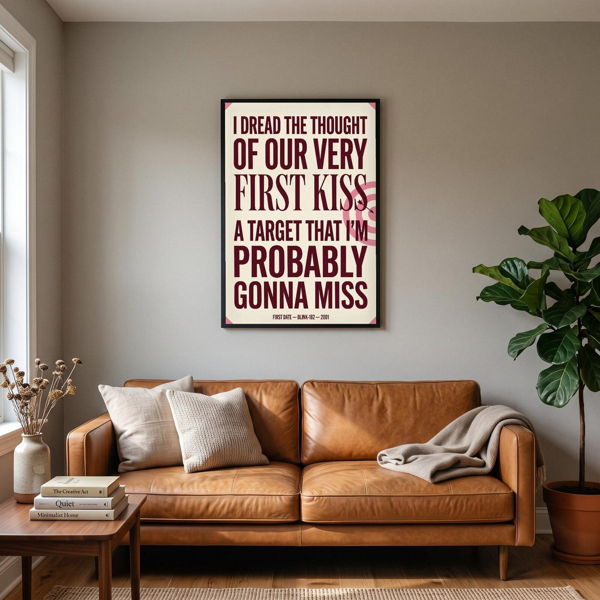 First Date Lyrics Print