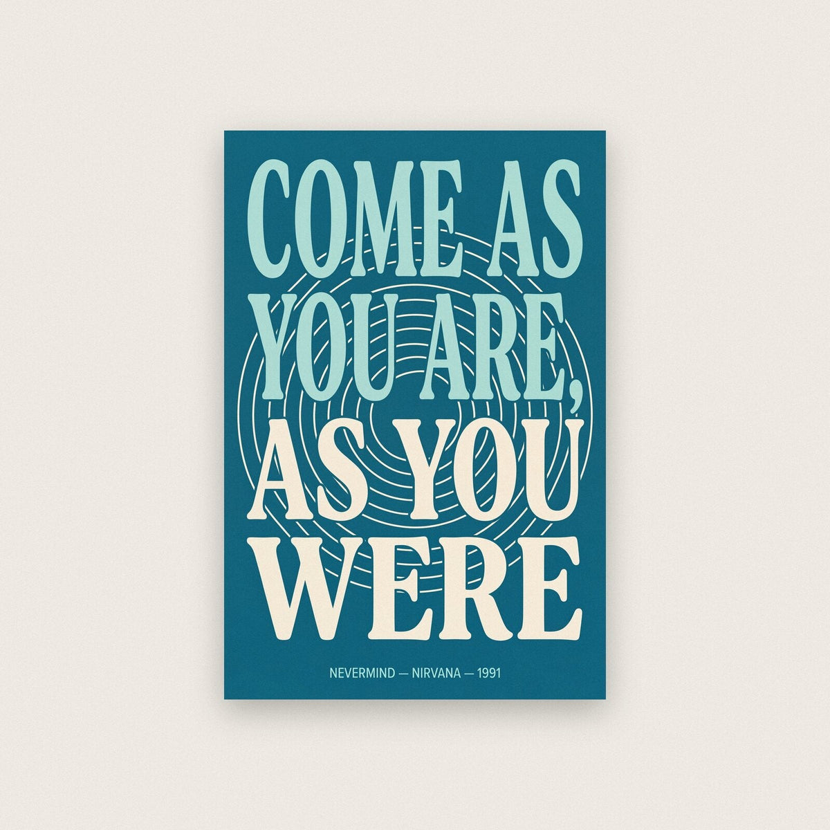 Come As You Are Lyrics Print