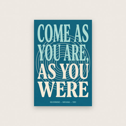 Come As You Are Lyrics Print