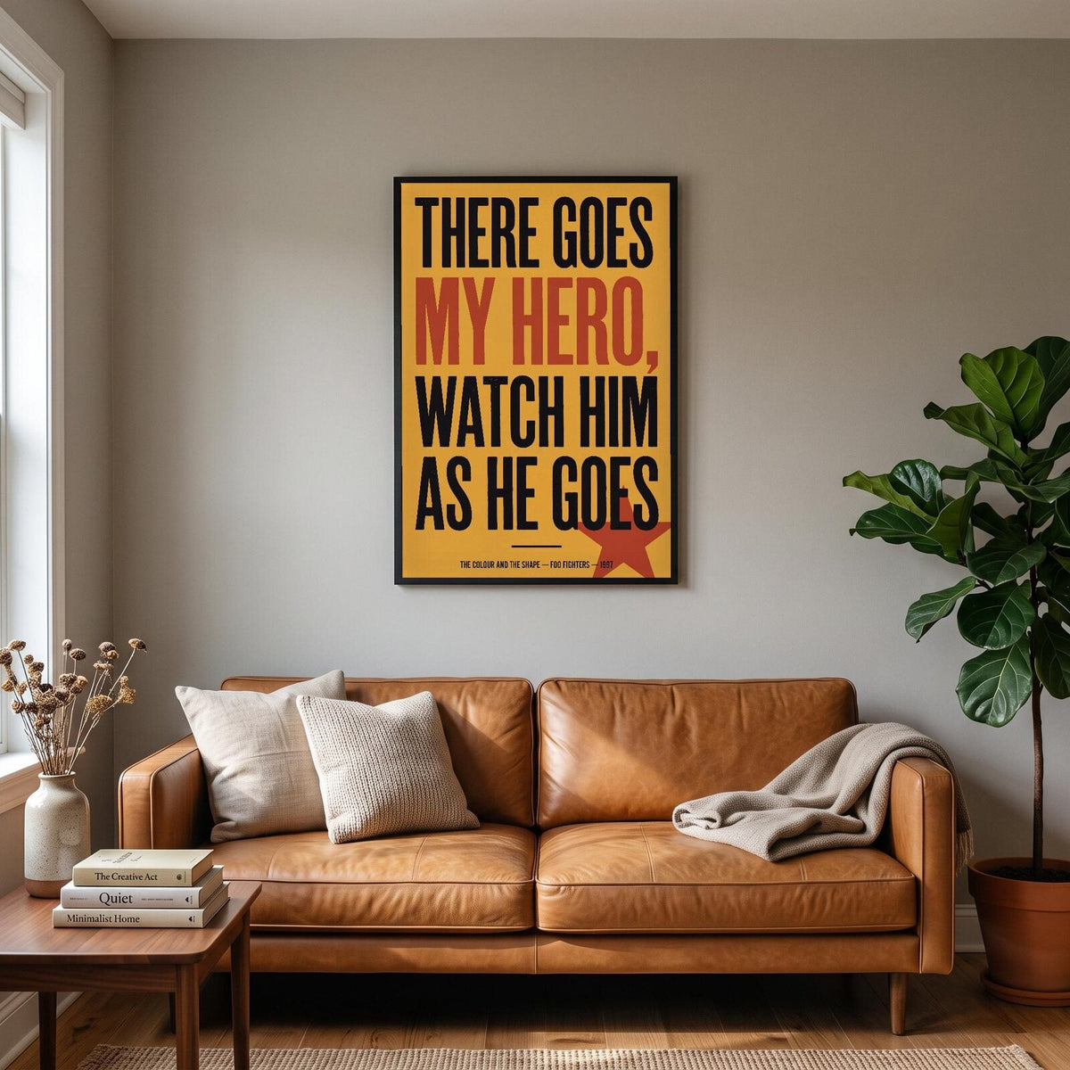 My Hero Lyrics Print