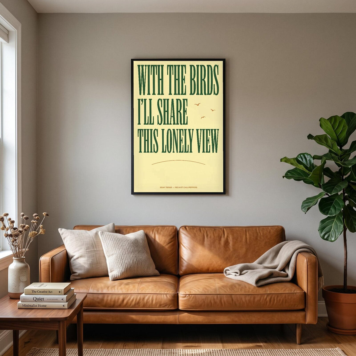 Scar Tissue Red Hot Chili Peppers Lyrics Print