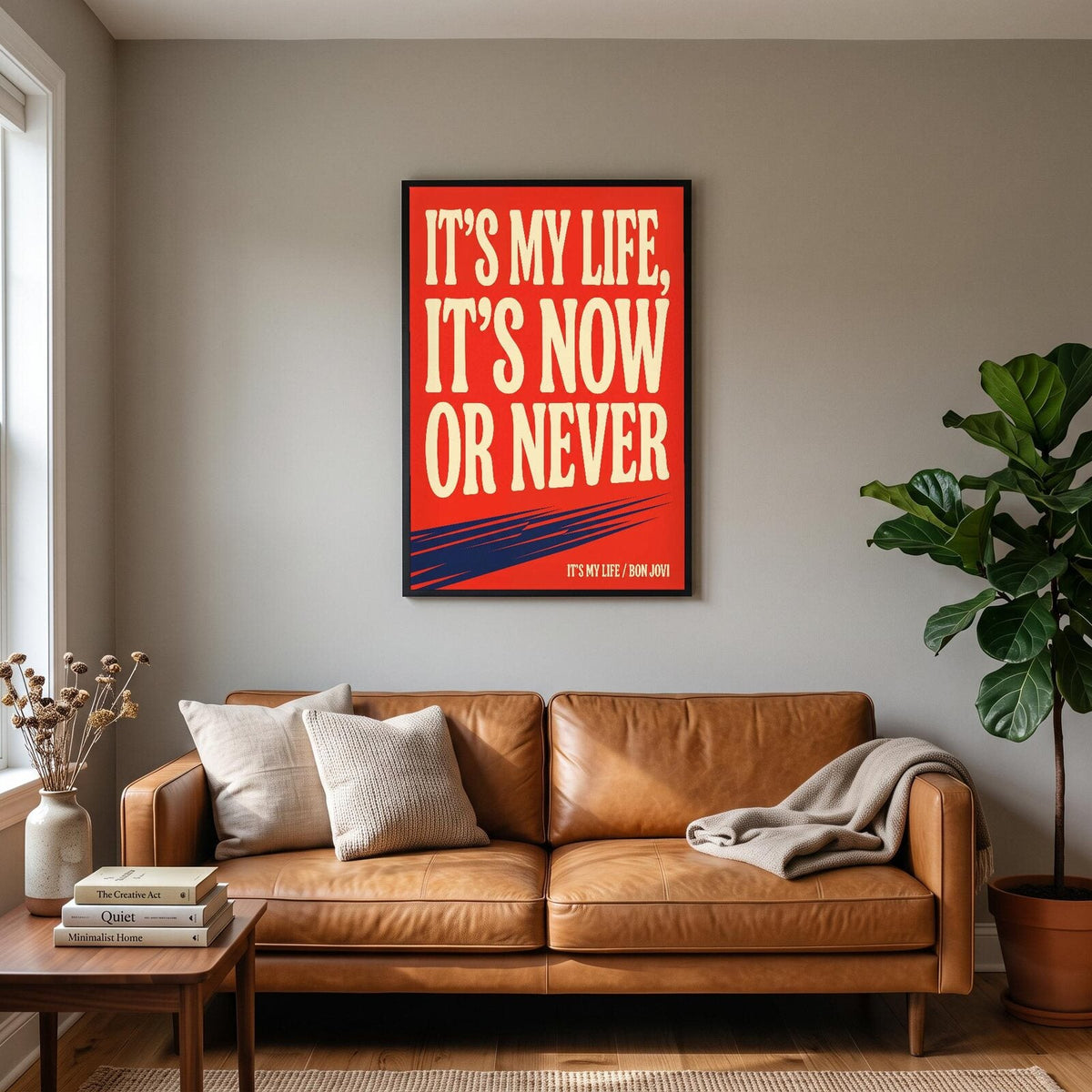 Its My Life Lyrics Print