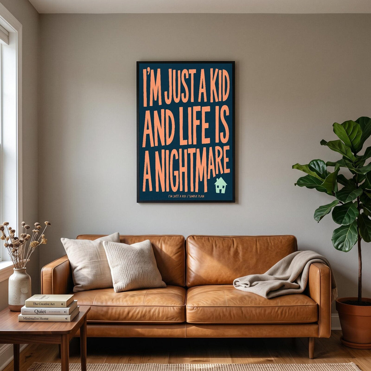 Im Just A Kid Lyrics Print