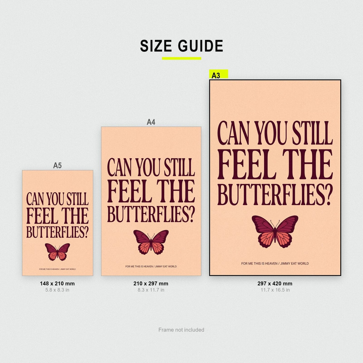 For Me This Is Heaven Lyrics Print