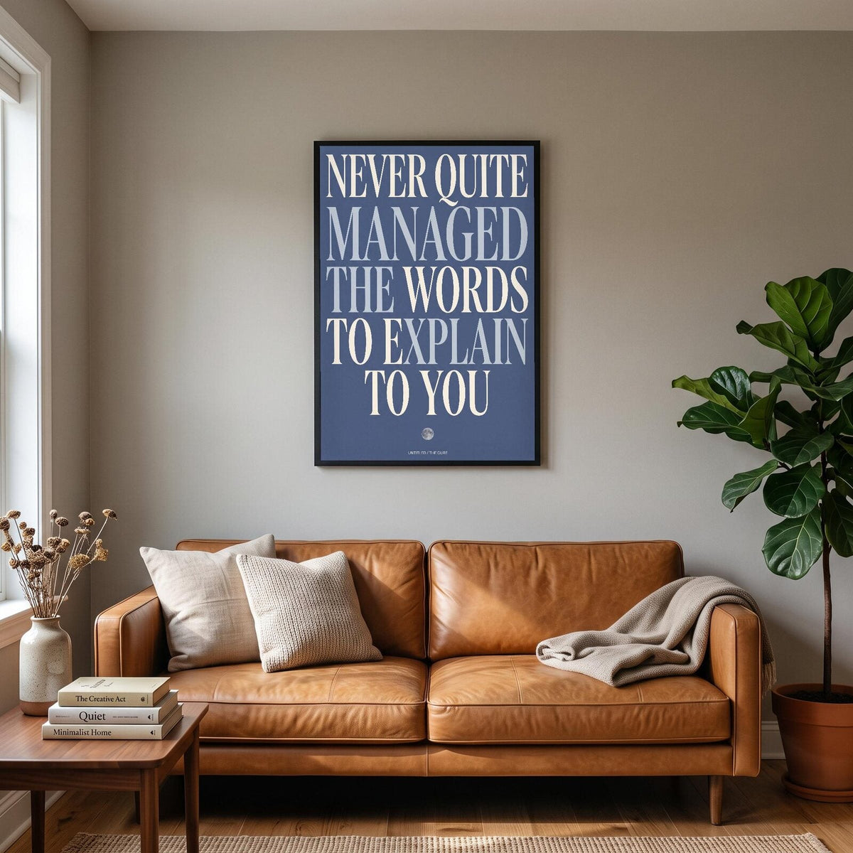 Untitled Lyrics Print