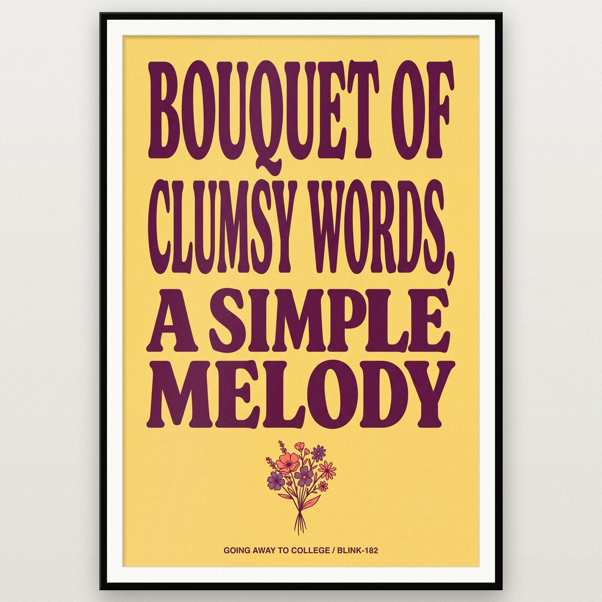 Going Away To College Lyrics Print