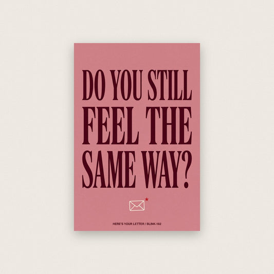 Heres Your Letter Lyrics Print