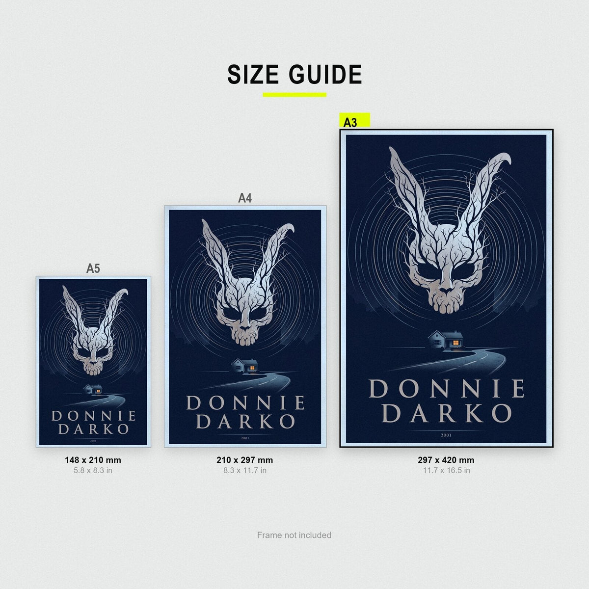 Donnie Darko 2001 Alternative Movie Poster Art Print
