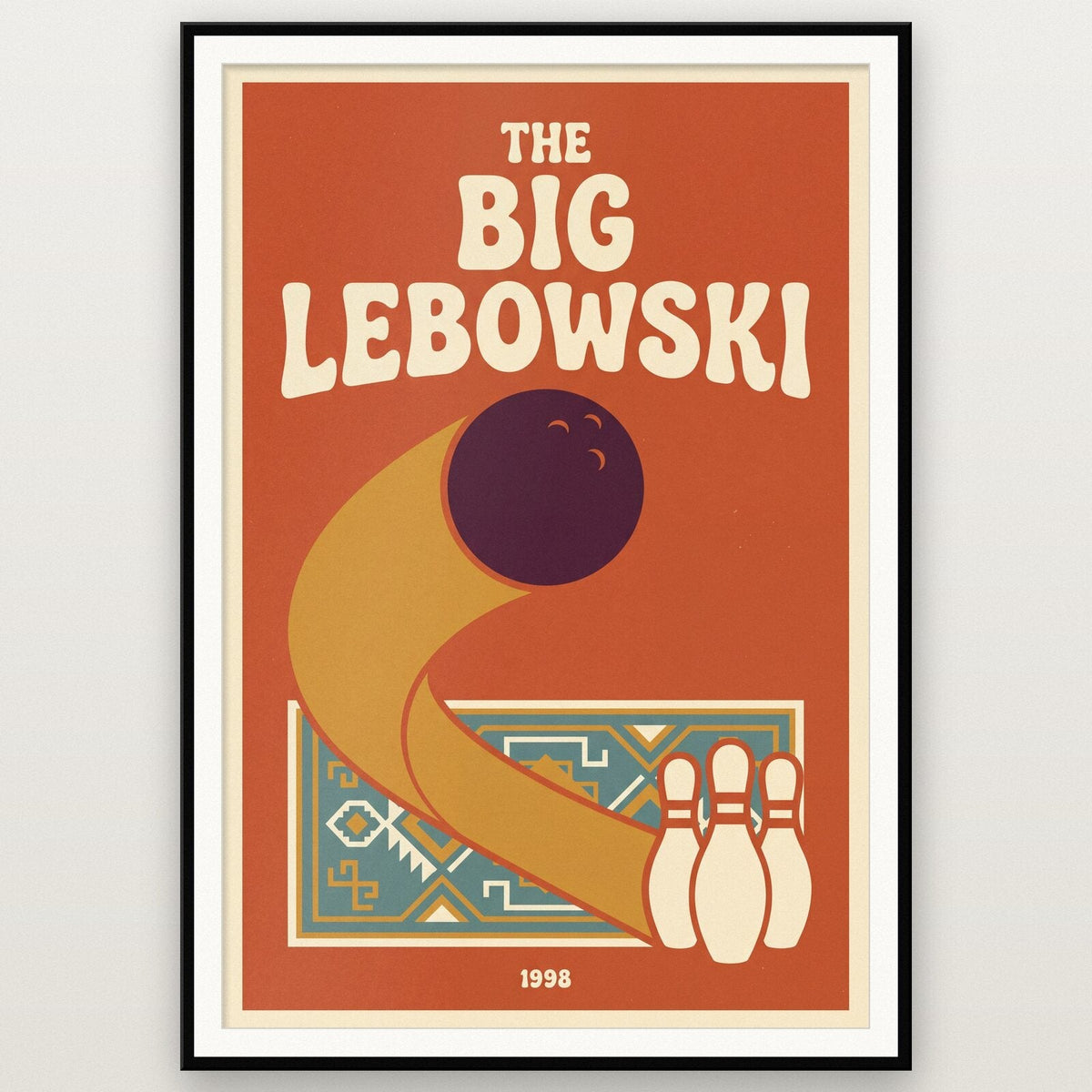 The Big Lebowski 1998 Alternative Movie Poster Art Print