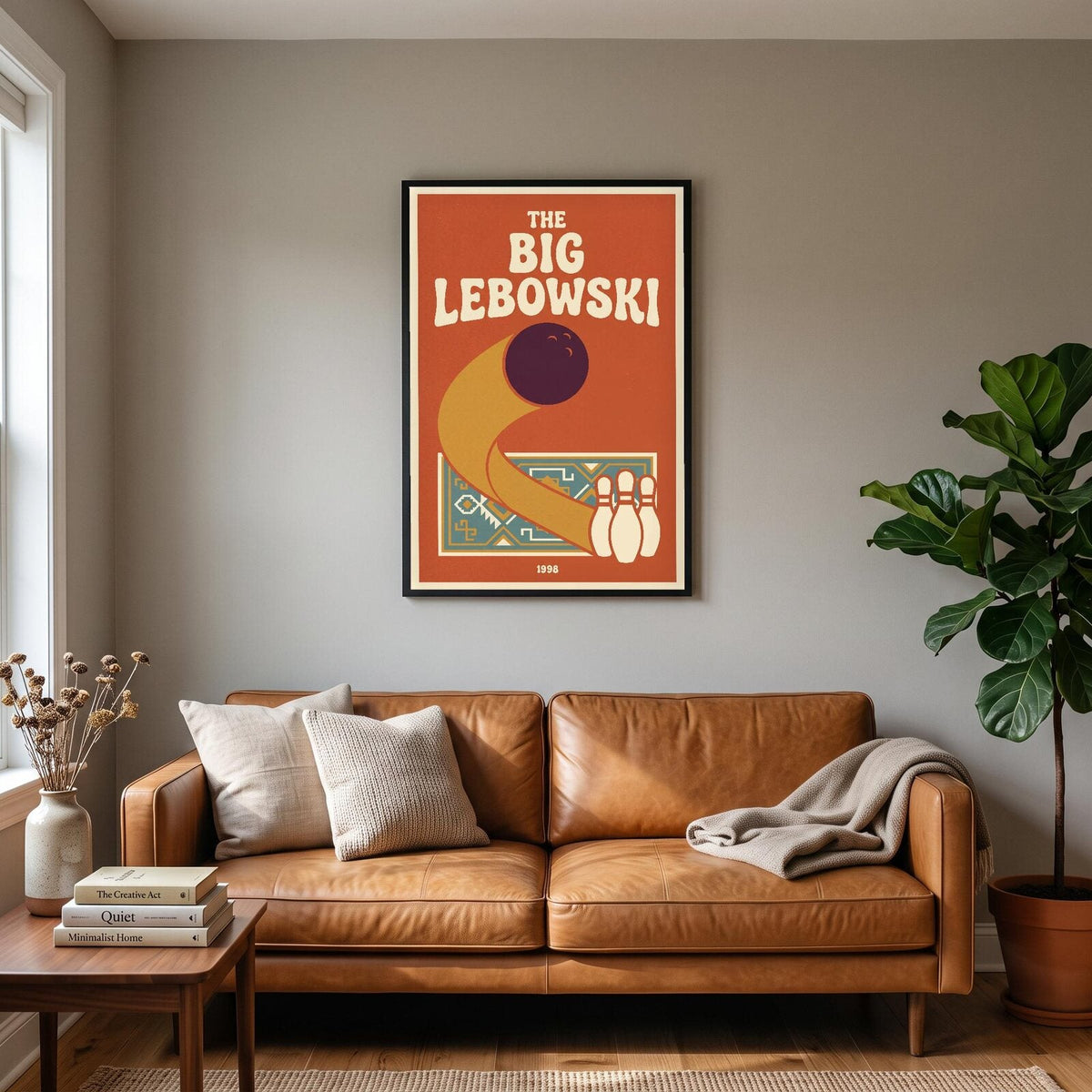 The Big Lebowski 1998 Alternative Movie Poster Art Print