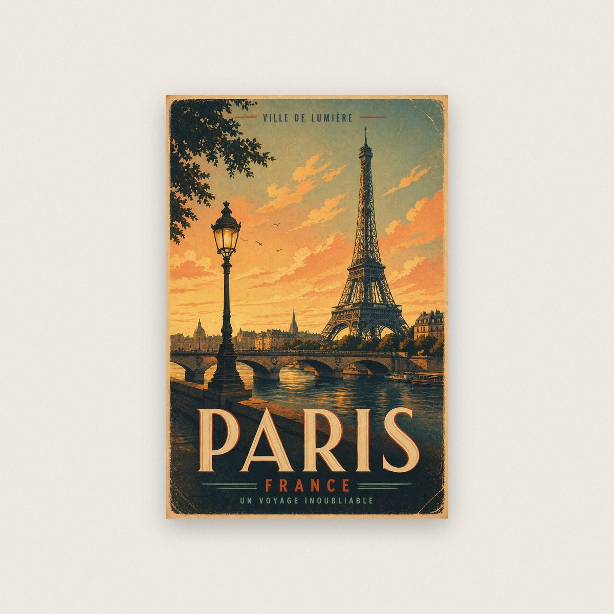 Paris Travel Poster