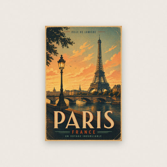Paris Travel Poster