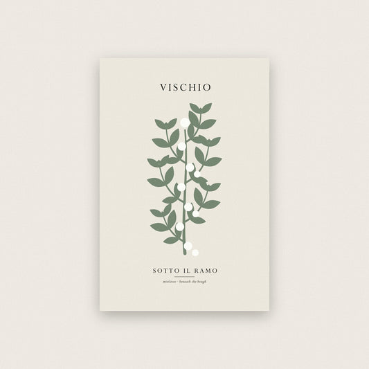 Vischio Christmas Specimen Art Print