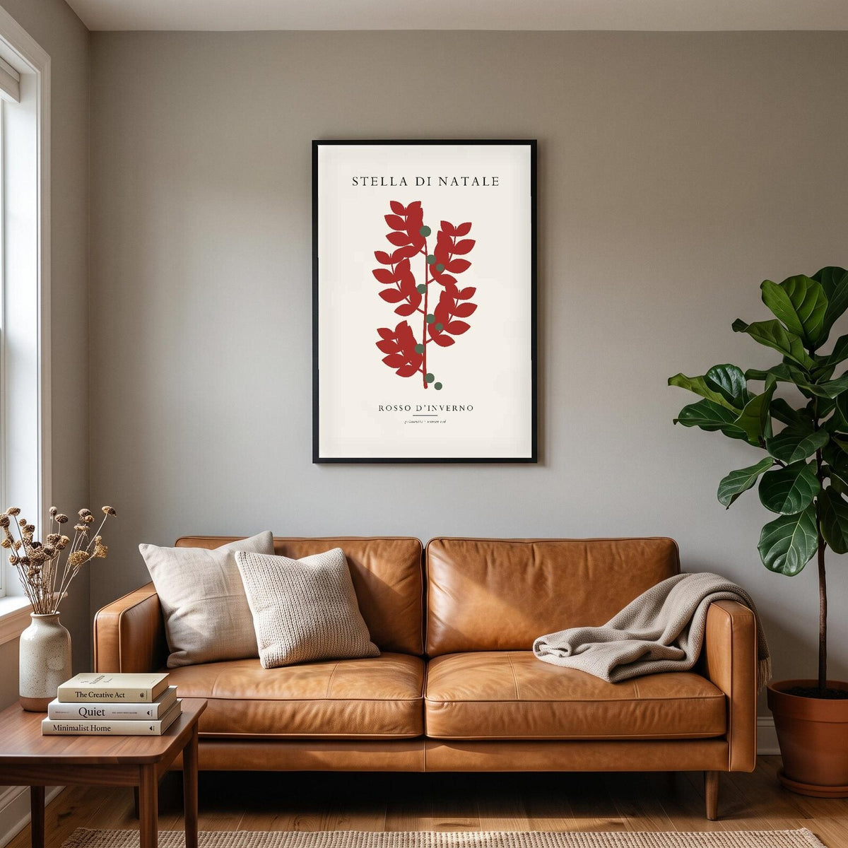Stella Di Natale Christmas Specimen Art Print