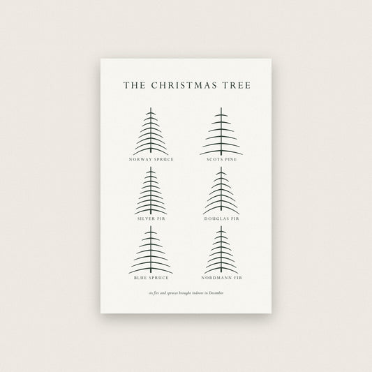 The Christmas Tree Christmas Specimen Art Print