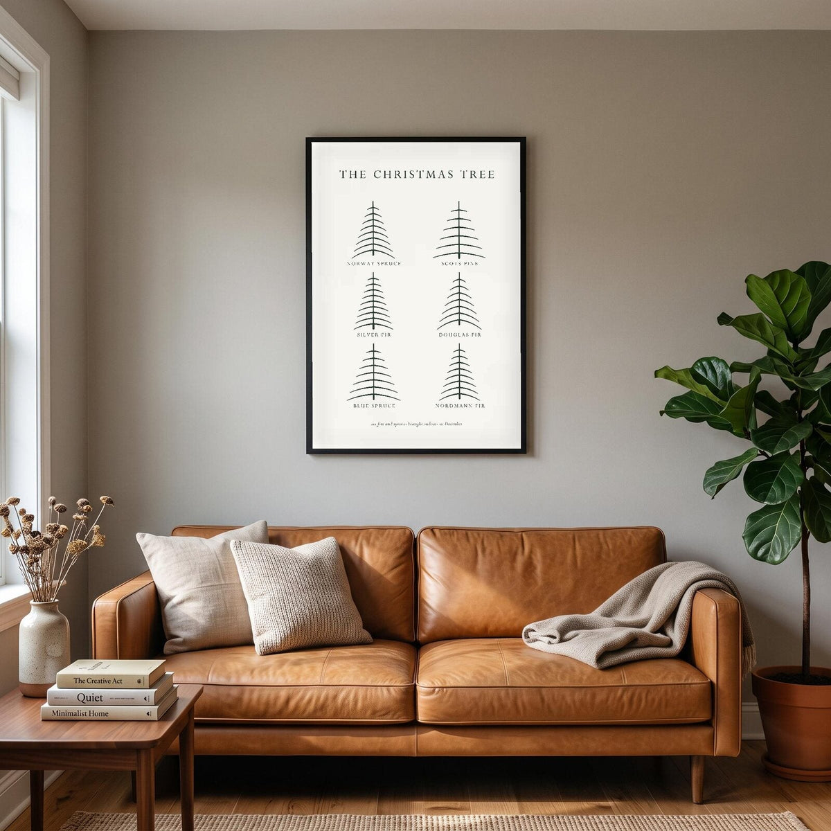 The Christmas Tree Christmas Specimen Art Print