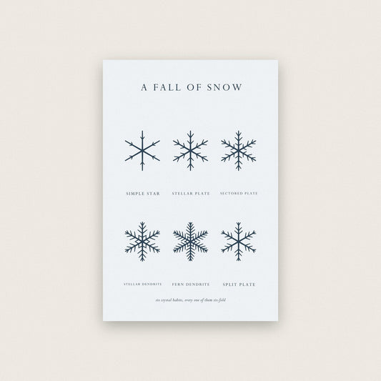 A Fall Of Snow Christmas Specimen Art Print