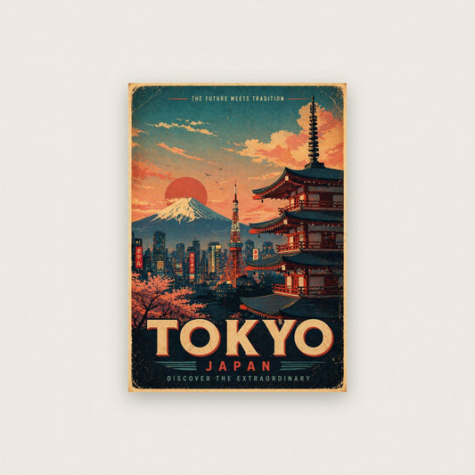 Tokyo Travel Poster