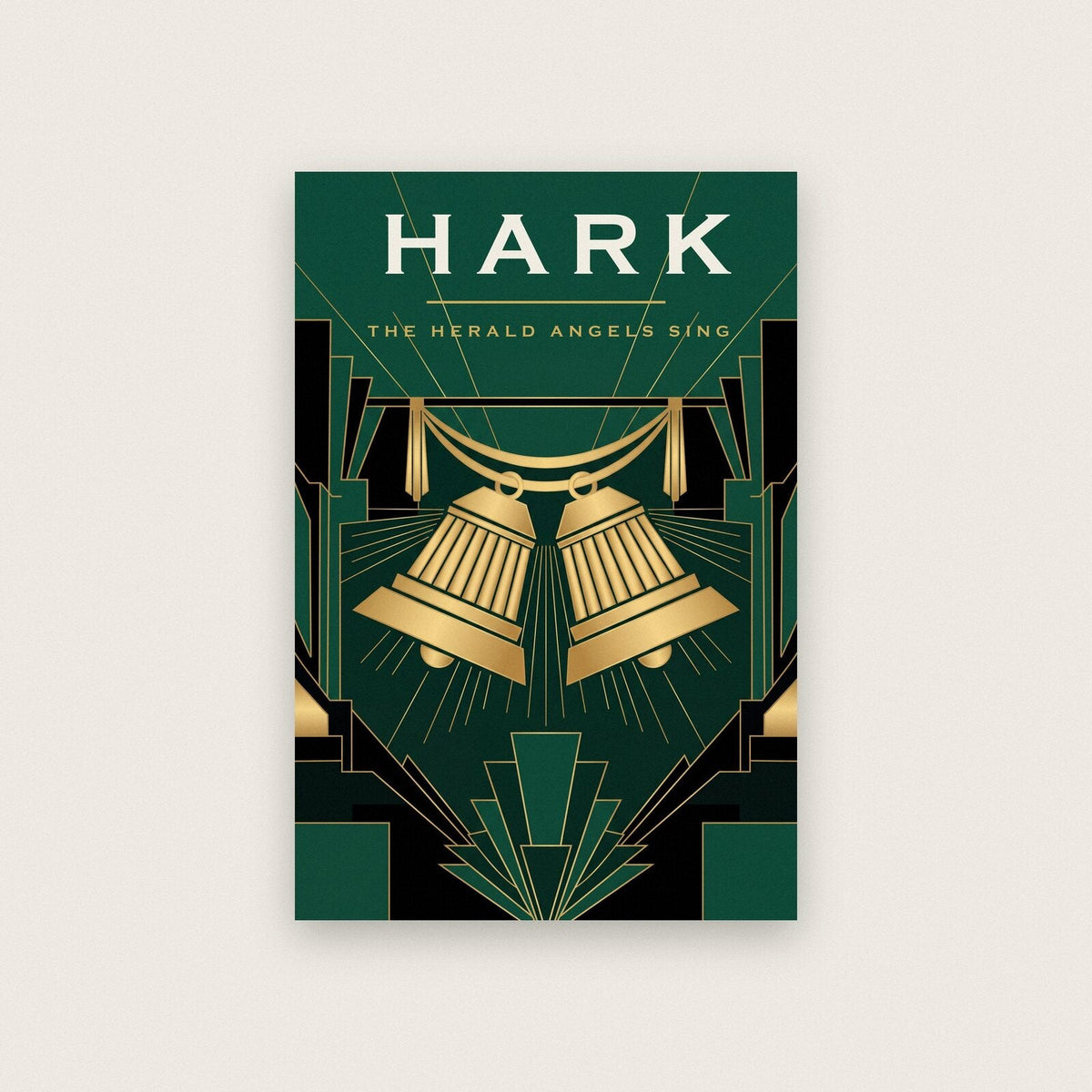 Hark Art Deco Christmas Art Print