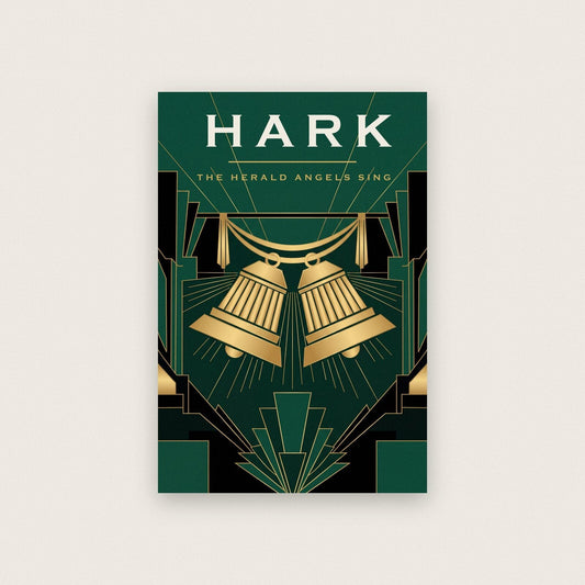 Hark Art Deco Christmas Art Print