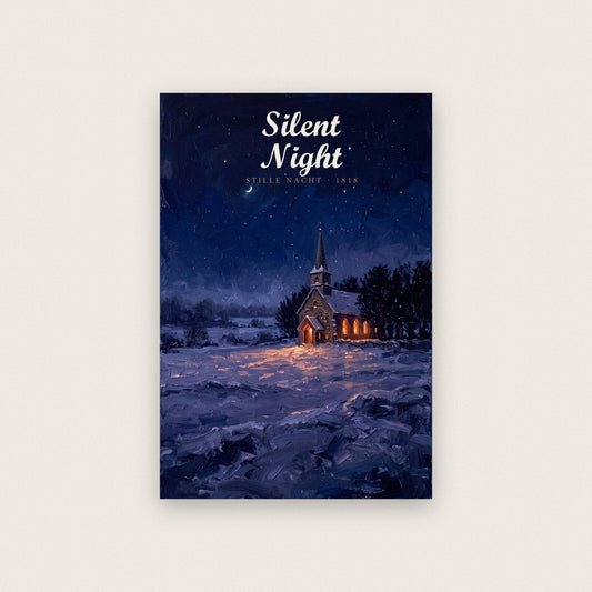 Silent Night Midwinter Art Print