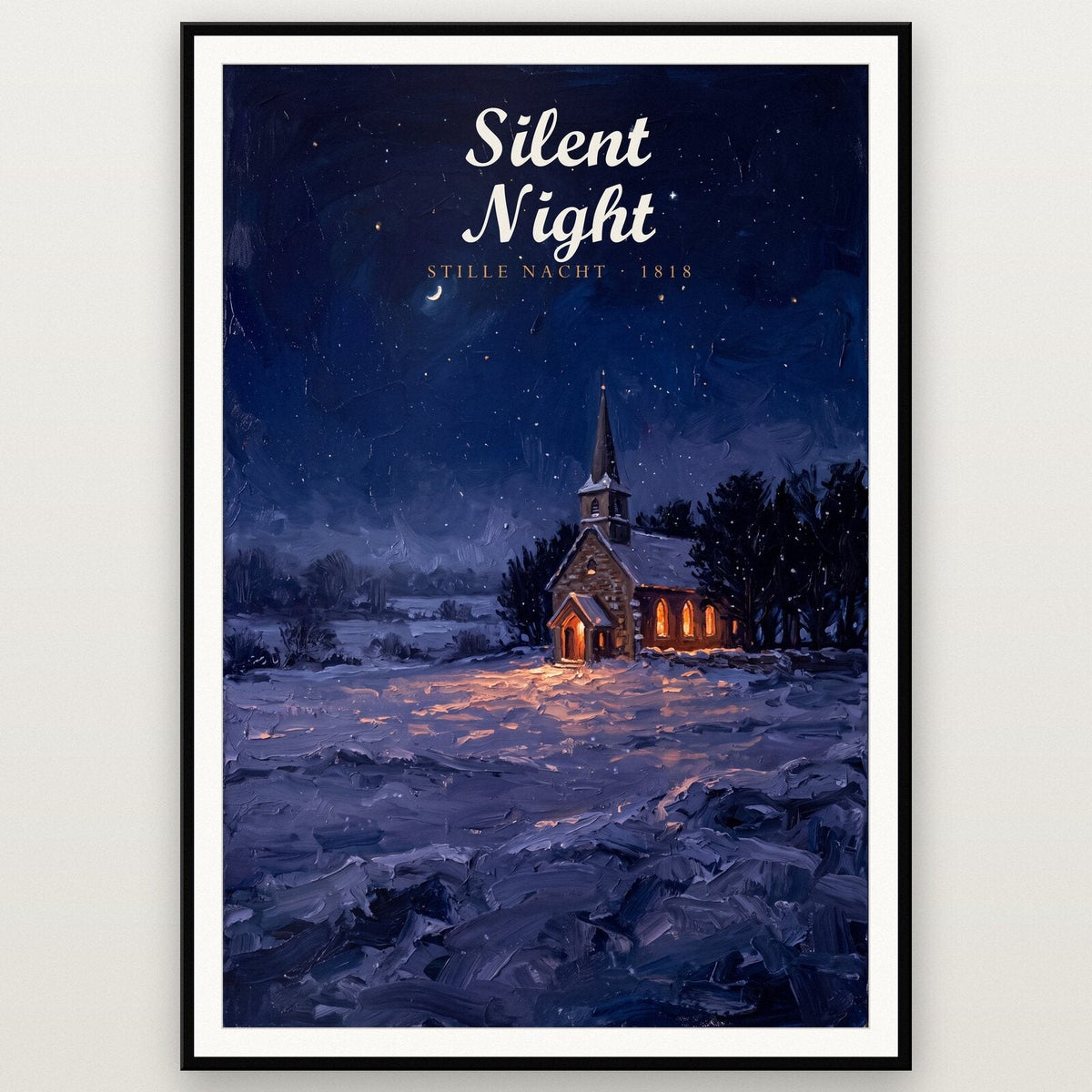 Silent Night Midwinter Art Print
