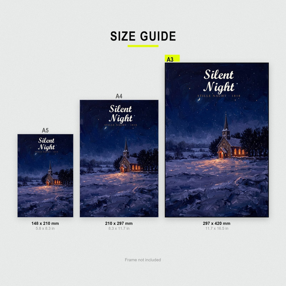 Silent Night Midwinter Art Print