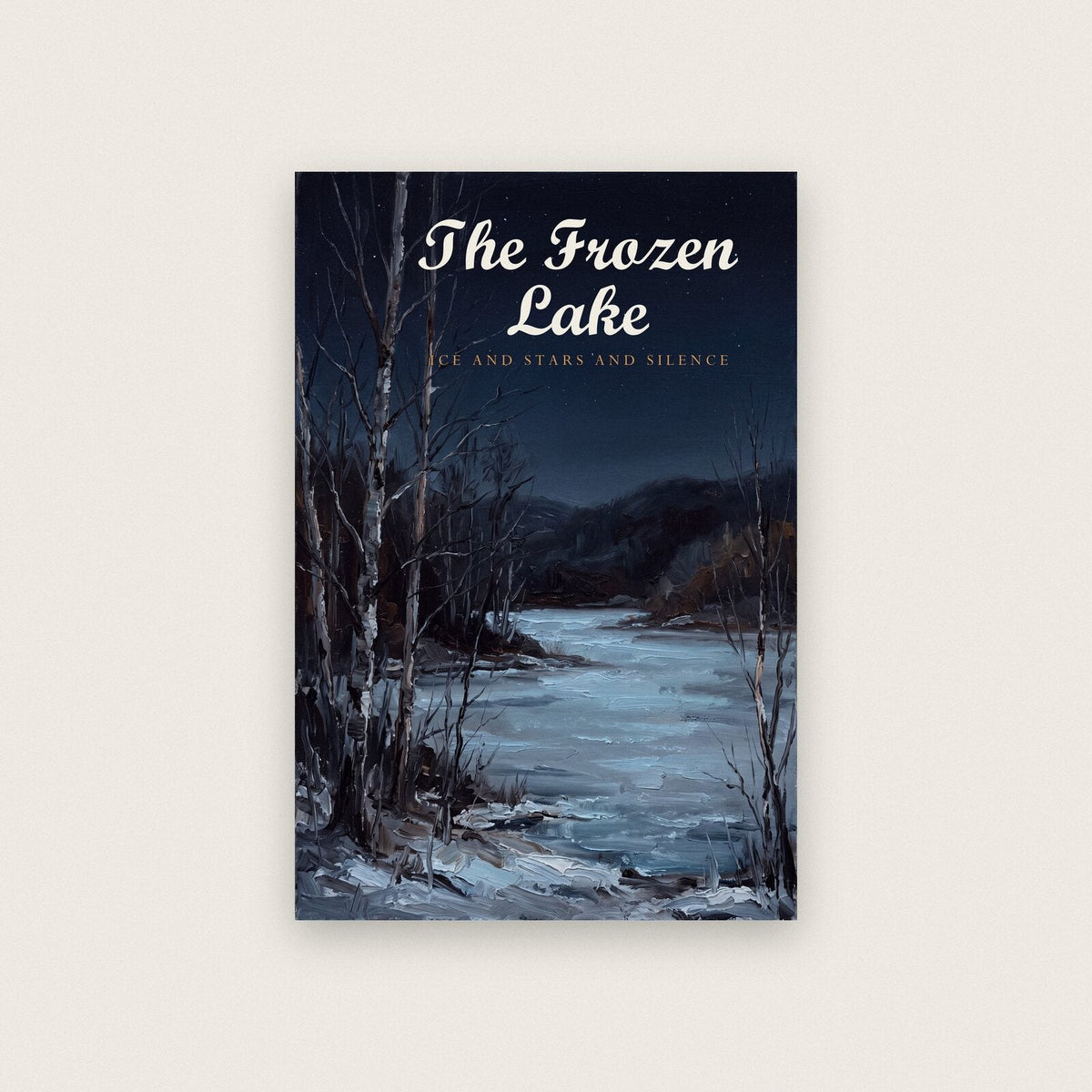 The Frozen Lake Midwinter Art Print