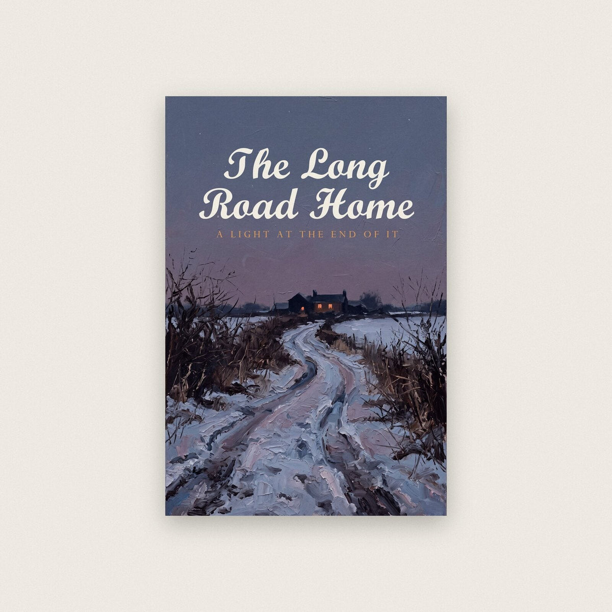 The Long Road Home Midwinter Art Print