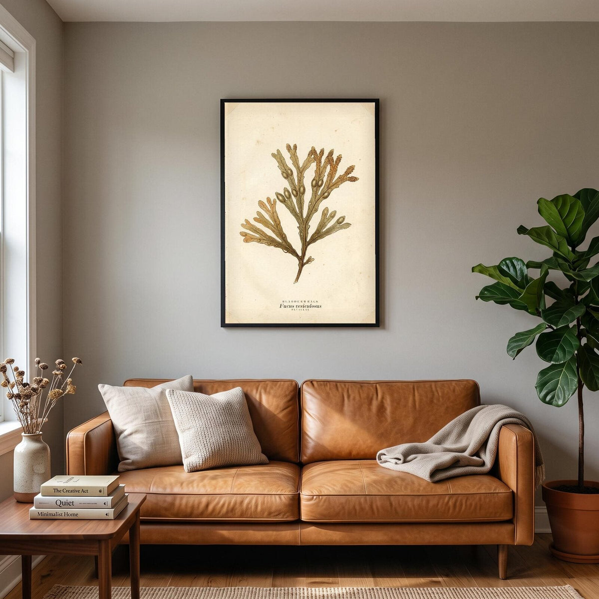 Bladderwrack Herbarium Botanical Art Print