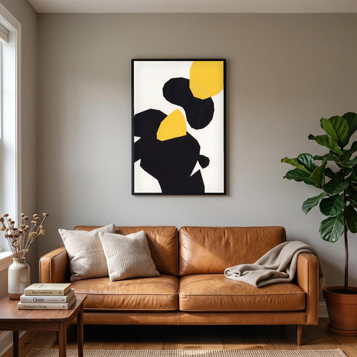 Blob Paper Cut Abstract Art Print