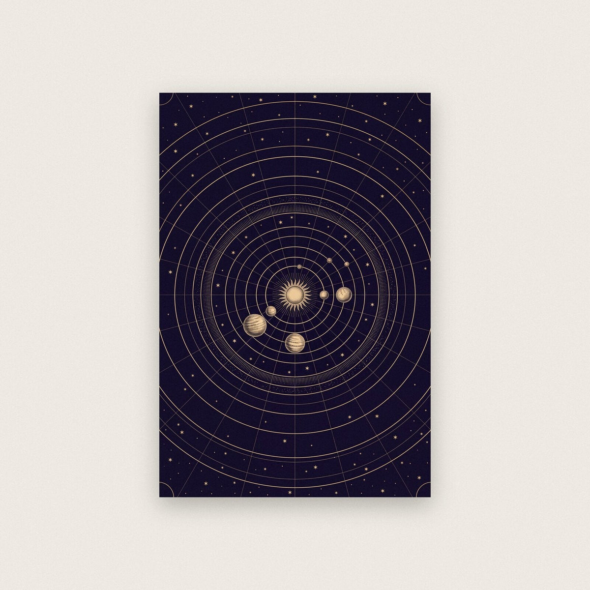 The Orrery Celestial Chart Art Print