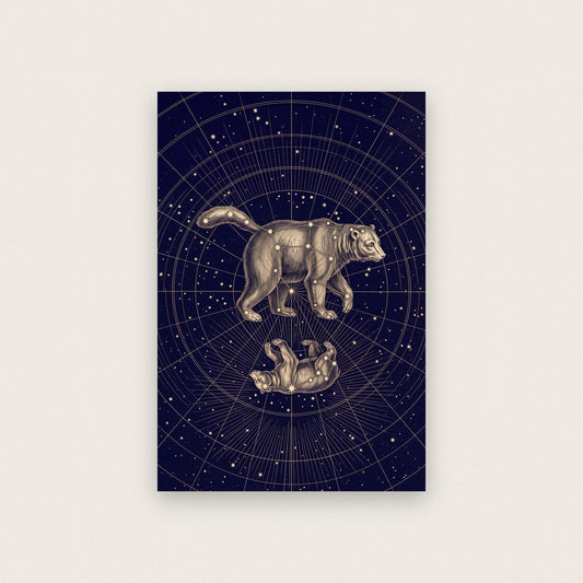 Ursa Celestial Chart Art Print