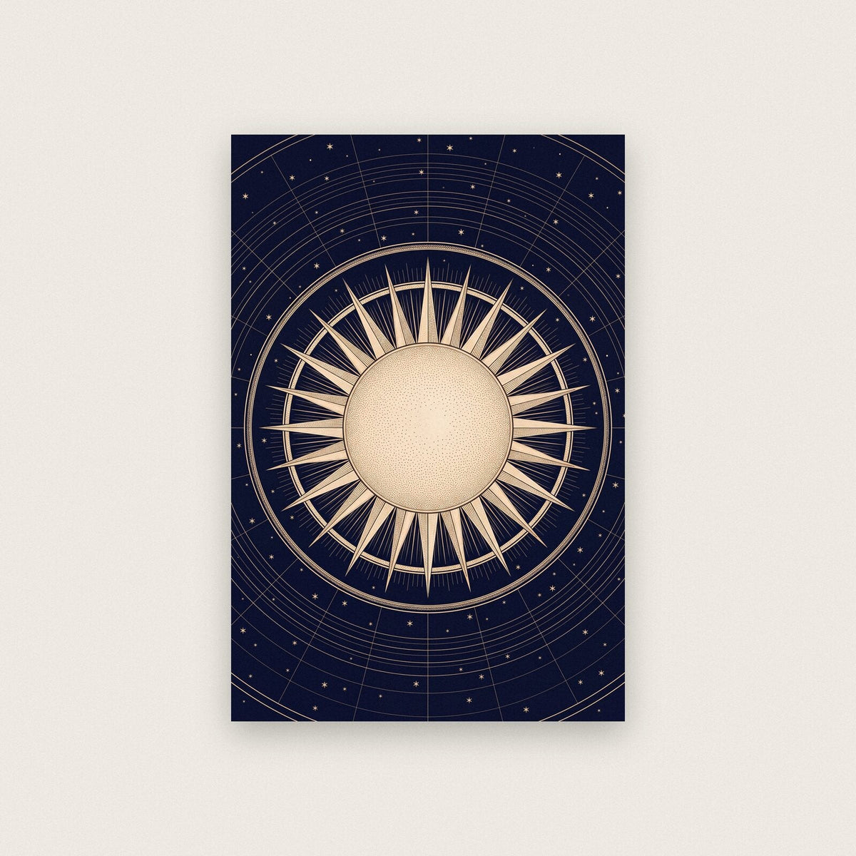 Sol Celestial Chart Art Print
