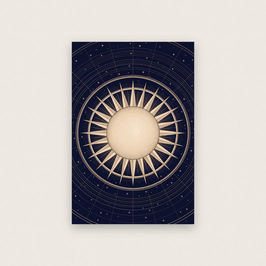 Sol Celestial Chart Art Print