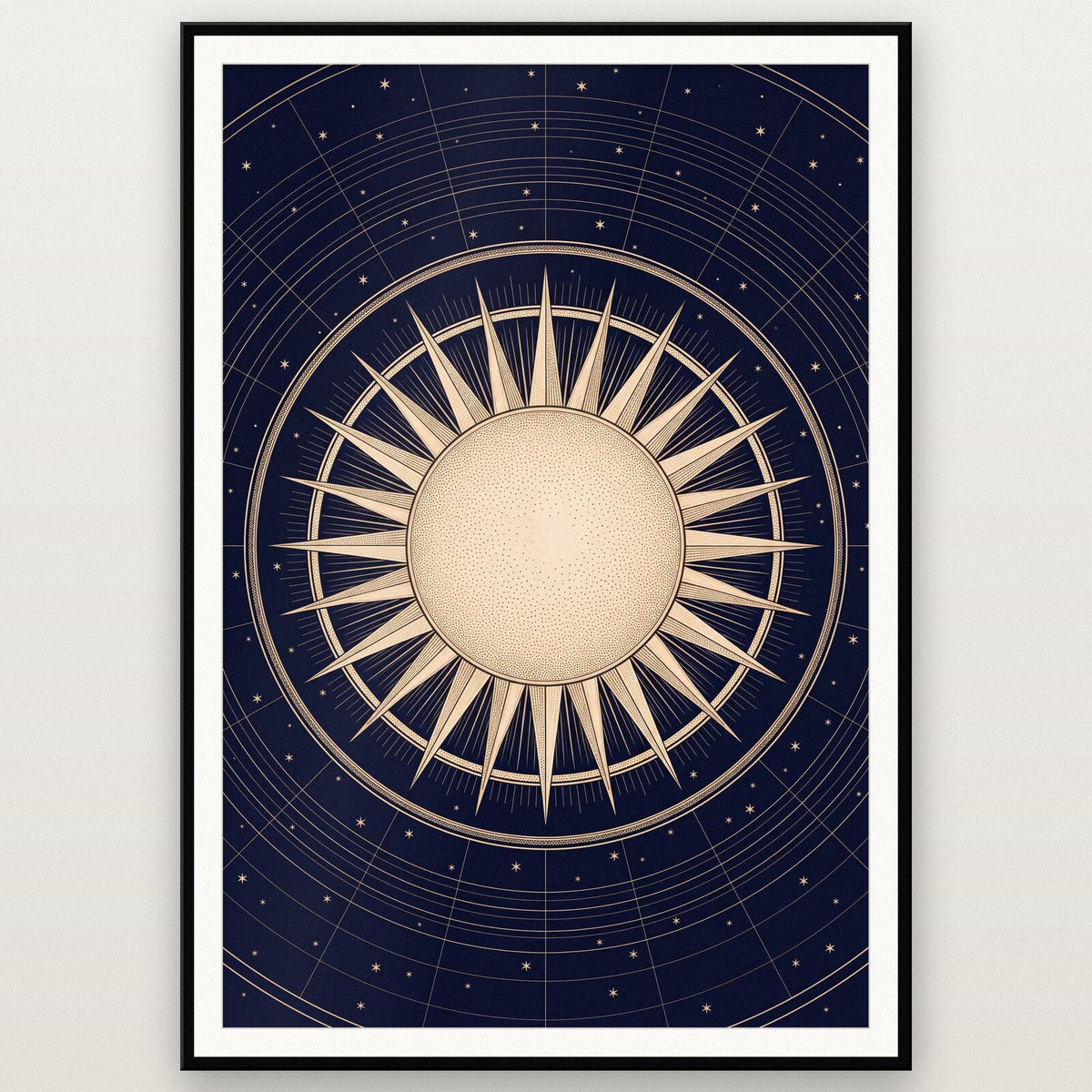 Sol Celestial Chart Art Print