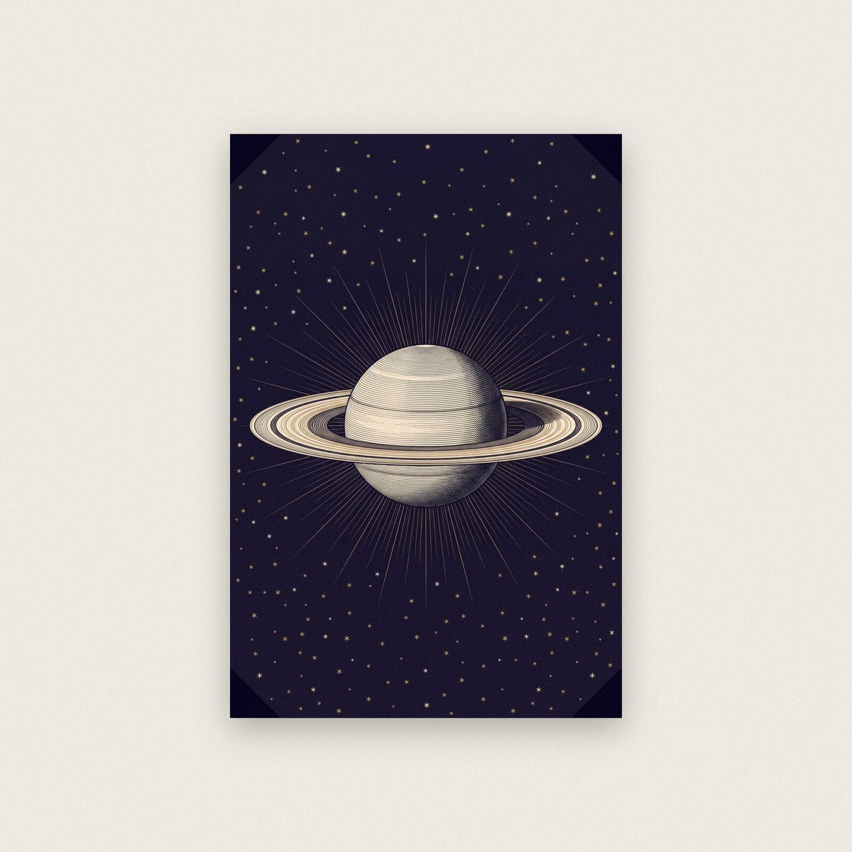 Saturn Celestial Chart Art Print