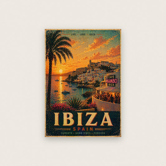 Ibiza Travel Poster
