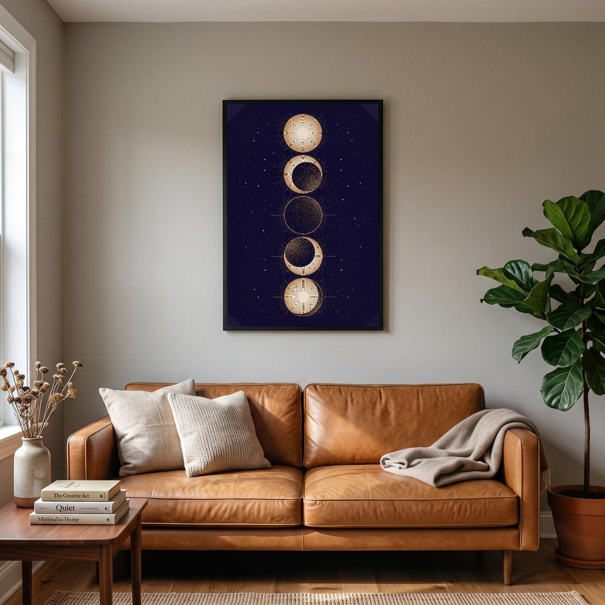 Eclipse Sequence Celestial Chart Art Print